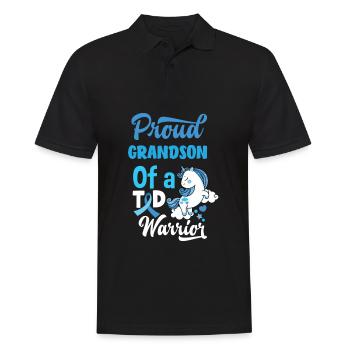 Cadeau pour diabétiques de type 1 pour diabétiques de type 1 - Polo Homme - noir - Devant - Kai (181cm)