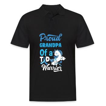 Cadeau pour diabétiques de type 1 pour diabétiques de type 1 - Polo Homme - noir - Devant - Kai (181cm)