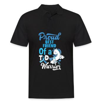Cadeau pour diabétiques de type 1 pour diabétiques de type 1 - Polo Homme - noir - Devant - Kai (181cm)