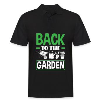 Jardinier, Jardinier, Jardinier, Jardinier Amateur, Plantes - Polo Homme - noir - Devant - Kai (181cm)
