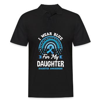 Cadeau pour diabétiques de type 1 pour diabétiques de type 1 - Polo Homme - noir - Devant - Kai (181cm)