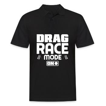 Cadeau de course de voiture drôle de course automobile - Polo Homme - noir - Devant - Kai (181cm)