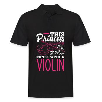 Violin Violin Violinist Violin Player - Men's Polo Shirt - black - Front - Kai (181cm)
