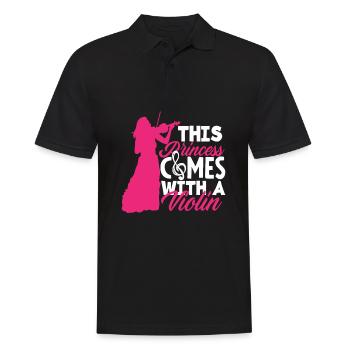 Violin Violin Violinist Violin Player - Men's Polo Shirt - black - Front - Kai (181cm)