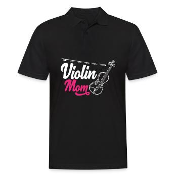 Violin Violin Violinist Violin Player - Men's Polo Shirt - black - Front - Kai (181cm)