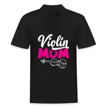 Violin Violin Violinist Violin Player - Men's Polo Shirt - black - Front - Kai (181cm)