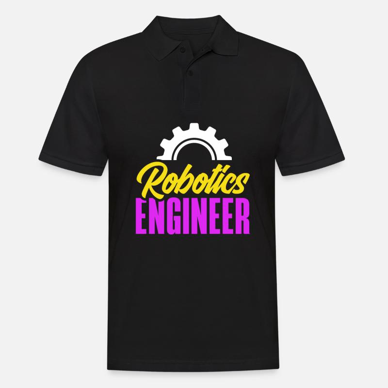 Robotics Robot Programmer - Men's Polo Shirt - black