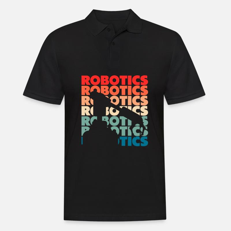 Robotics Robot Programmer - Men's Polo Shirt - black