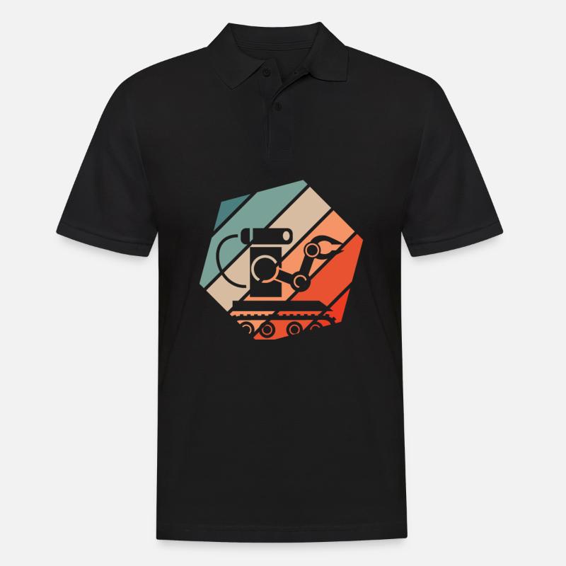Robotics Robot Programmer - Men's Polo Shirt - black