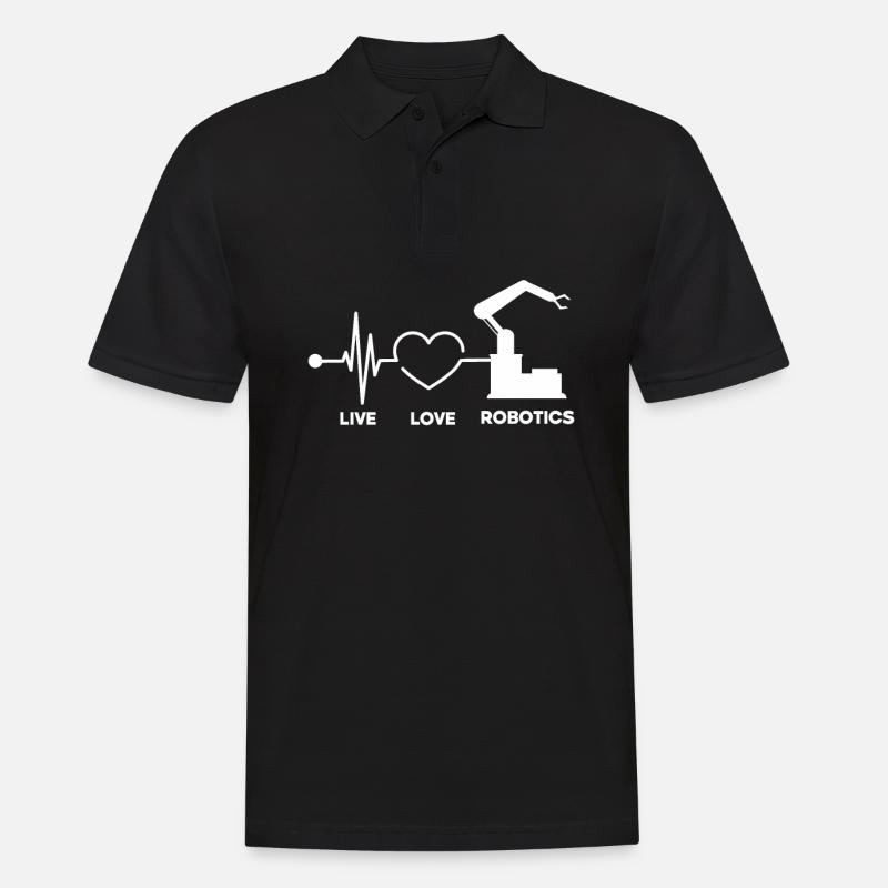 Programmeur de robots robotiques - Polo Homme - noir