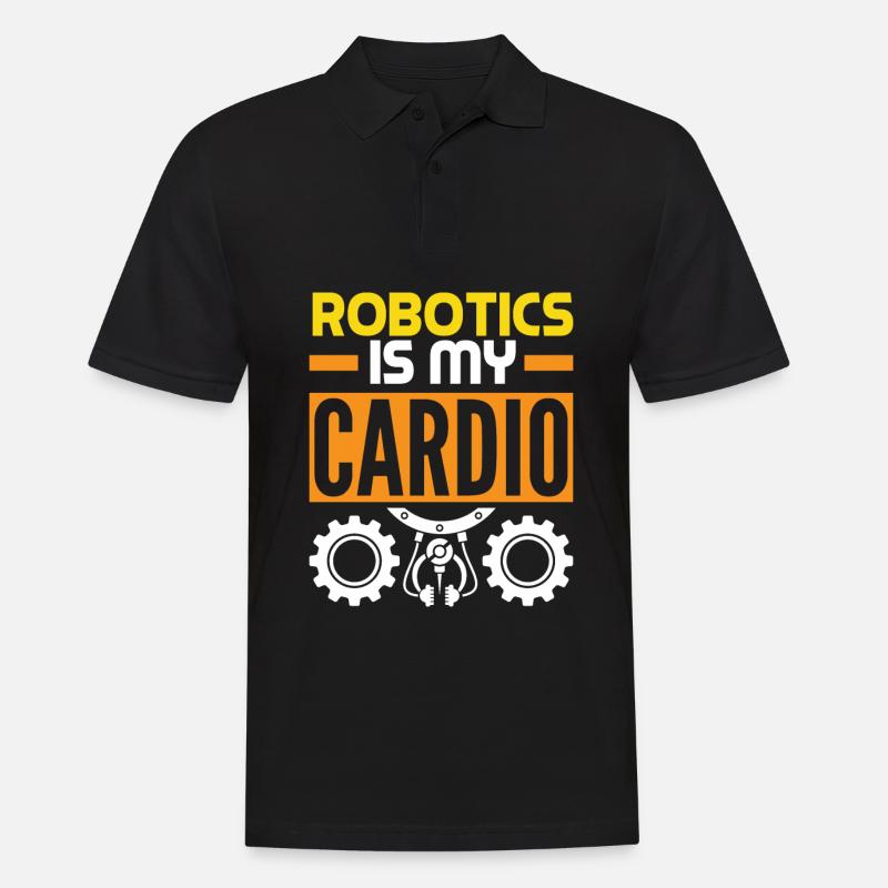 Programmeur de robots robotiques - Polo Homme - noir