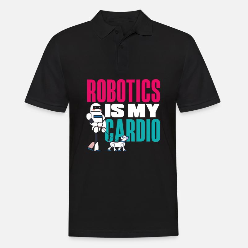 Programmeur de robots robotiques - Polo Homme - noir