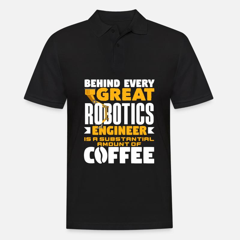 Programmeur de robots robotiques - Polo Homme - noir