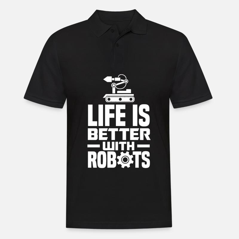 Robotics Robot Programmer - Men's Polo Shirt - black