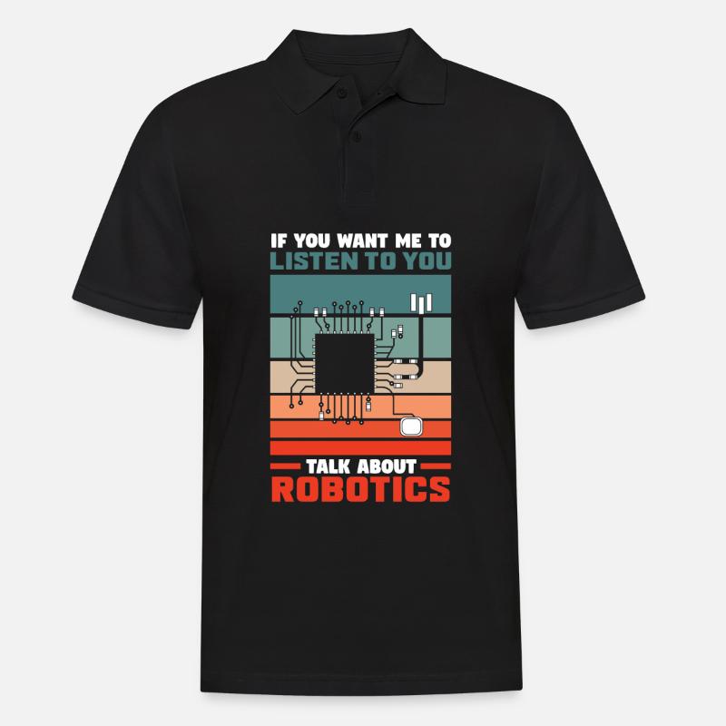 Robotics Robot Programmer - Men's Polo Shirt - black