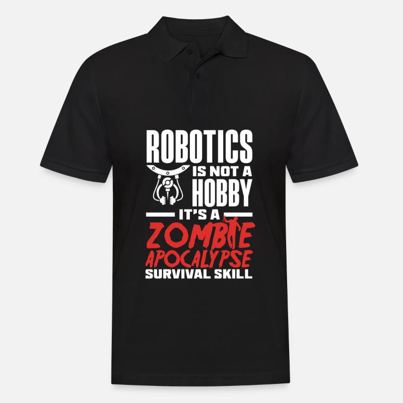 Programmeur de robots robotiques - Polo Homme - noir