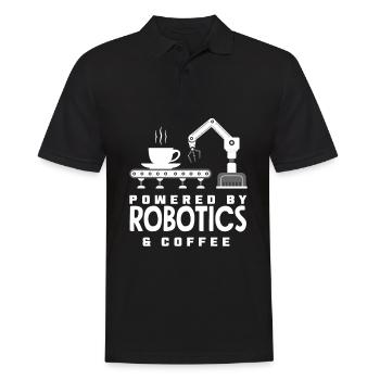 Programmeur de robots robotiques - Polo Homme - noir - Devant - Kai (181cm)