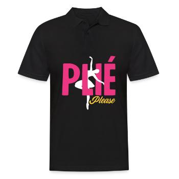 Süßes Ballerina Ballettänzerin Geschenk - Männer Poloshirt - Schwarz - Vorne - Kai (181cm)