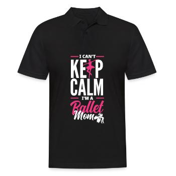 Süßes Ballerina Ballettänzerin Geschenk - Männer Poloshirt - Schwarz - Vorne - Kai (181cm)