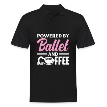 Süßes Ballerina Ballettänzerin Geschenk - Männer Poloshirt - Schwarz - Vorne - Kai (181cm)
