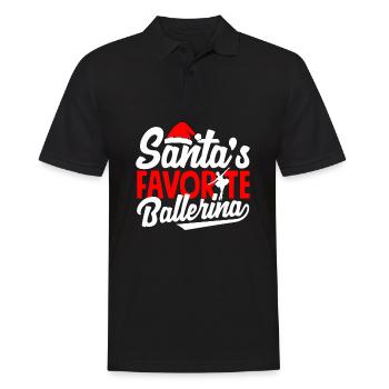 Süßes Ballerina Ballettänzerin Geschenk - Männer Poloshirt - Schwarz - Vorne - Kai (181cm)
