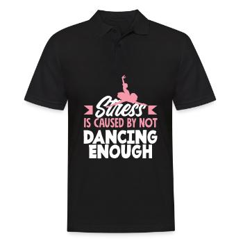 Süßes Ballerina Ballettänzerin Geschenk - Männer Poloshirt - Schwarz - Vorne - Kai (181cm)