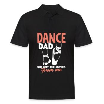 Süßes Ballerina Ballettänzerin Geschenk - Männer Poloshirt - Schwarz - Vorne - Kai (181cm)