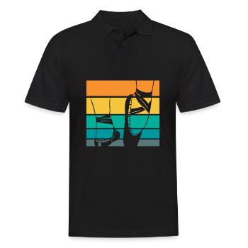 Süßes Ballerina Ballettänzerin Geschenk - Männer Poloshirt - Schwarz - Vorne - Kai (181cm)