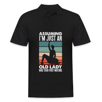 Süßes Ballerina Ballettänzerin Geschenk - Männer Poloshirt - Schwarz - Vorne - Kai (181cm)
