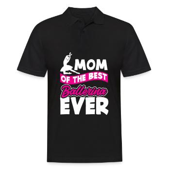 Süßes Ballerina Ballettänzerin Geschenk - Männer Poloshirt - Schwarz - Vorne - Kai (181cm)