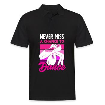 Süßes Ballerina Ballettänzerin Geschenk - Männer Poloshirt - Schwarz - Vorne - Kai (181cm)