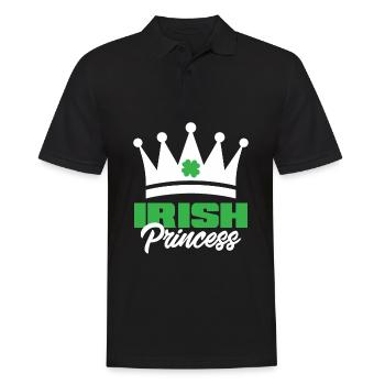 Funny Irishman Ireland Gift - Men's Polo Shirt - black - Front - Kai (181cm)