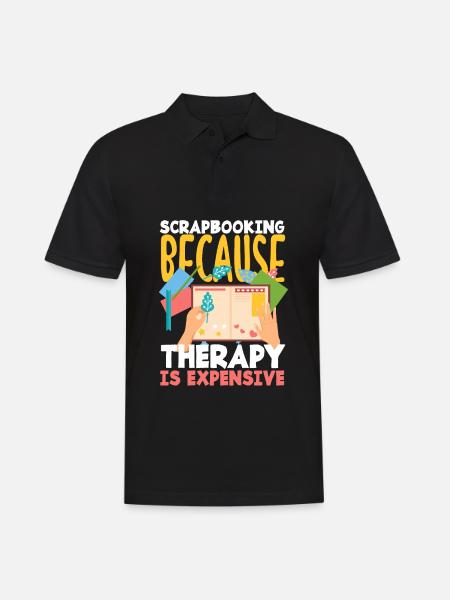 memory book scrapbook scrapbook - Men's Polo Shirt - black