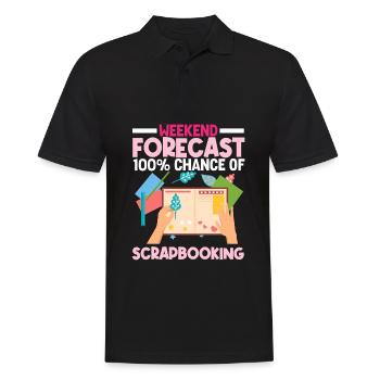 Memory Book, Scrapbook, Scrapbook, Scrapbook, Scrapbook - Men's Polo Shirt - black - Front - Kai (181cm)
