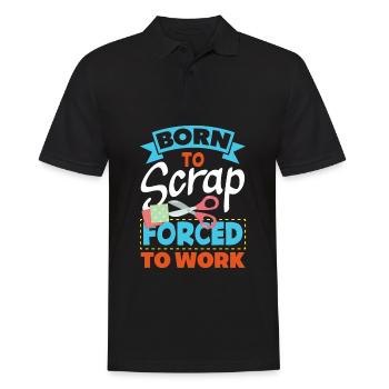 Memory Book, Scrapbook, Scrapbook, Scrapbook, Scrapbook - Men's Polo Shirt - black - Front - Kai (181cm)
