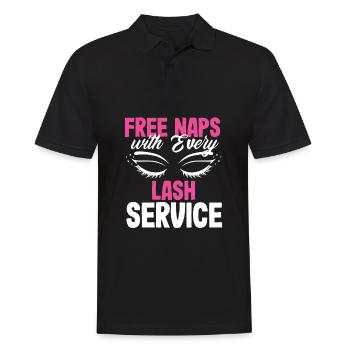 Hautpflege Kosmetikerin Kosmetik - Männer Poloshirt - Schwarz - Vorne - Kai (181cm)