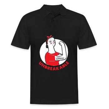 Hautpflege Kosmetikerin Kosmetik - Männer Poloshirt - Schwarz - Vorne - Kai (181cm)