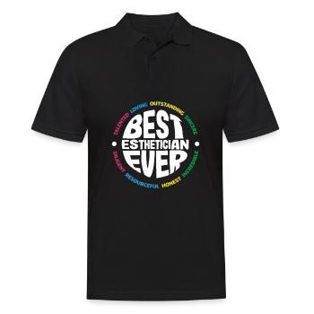 Hautpflege Kosmetikerin Kosmetik - Männer Poloshirt - Schwarz - Vorne - Kai (181cm)