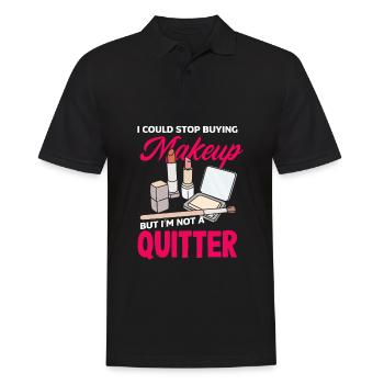 Hautpflege Kosmetikerin Kosmetik - Männer Poloshirt - Schwarz - Vorne - Kai (181cm)
