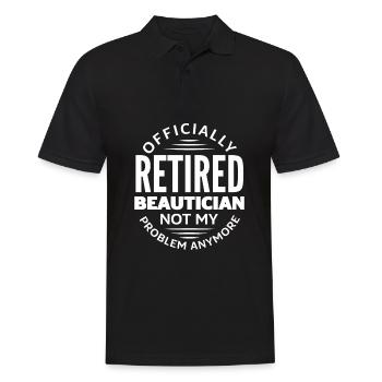 Hautpflege Kosmetikerin Kosmetik - Männer Poloshirt - Schwarz - Vorne - Kai (181cm)