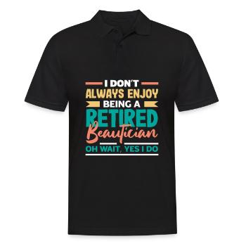 Hautpflege Kosmetikerin Kosmetik - Männer Poloshirt - Schwarz - Vorne - Kai (181cm)