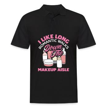 Hautpflege Kosmetikerin Kosmetik - Männer Poloshirt - Schwarz - Vorne - Kai (181cm)