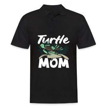 Tortue Tortue Mer Cadeau - Polo Homme - noir - Devant - Kai (181cm)