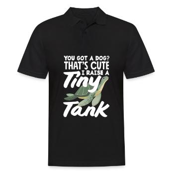 Turtle Sea Turtle Gift - Men's Polo Shirt - black - Front - Kai (181cm)