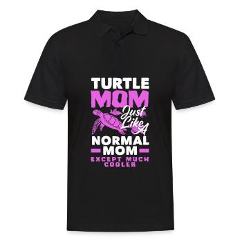 Tortue Tortue Mer Cadeau - Polo Homme - noir - Devant - Kai (181cm)