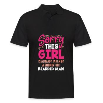 Soins de la barbe Beard Lover Hommes Barbe - Polo Homme - noir - Devant - Kai (181cm)