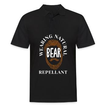 Bartpflege Bart Liebhaber Männer Bart - Männer Poloshirt - Schwarz - Vorne - Kai (181cm)