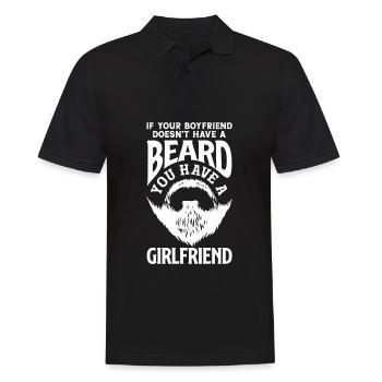 Bartpflege Bart Liebhaber Männer Bart - Männer Poloshirt - Schwarz - Vorne - Kai (181cm)
