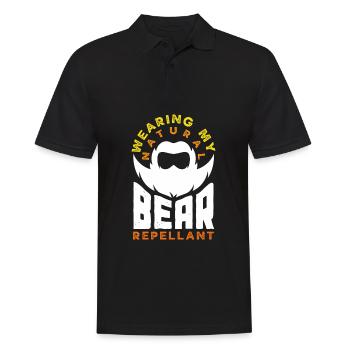 Soins de la barbe Beard Lover Hommes Barbe - Polo Homme - noir - Devant - Kai (181cm)