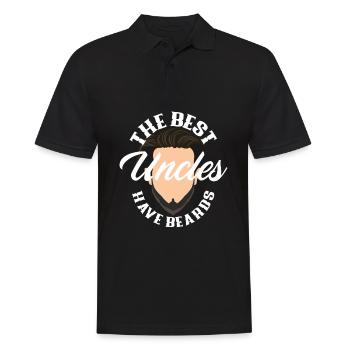 Bartpflege Bart Liebhaber Männer Bart - Männer Poloshirt - Schwarz - Vorne - Kai (181cm)